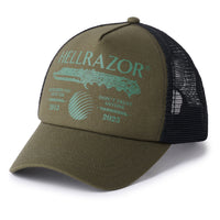 DTA TRUCKER CAP - ARMY GREEN/BLACK MESH