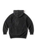LOGO GARMENT DYE HOODIE - BLACK DYE
