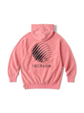 LOGO GARMENT DYE HOODIE - PINK DYE