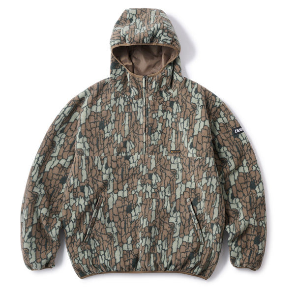 FLEECE NYLON PARKA - TREBARK