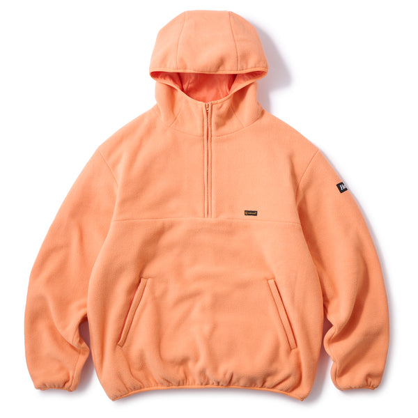 FLEECE NYLON PARKA - ORANGE