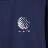 CRACKED CORE LOGO SHIRT - NAVY BLUE