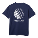 CRACKED CORE LOGO SHIRT - NAVY BLUE