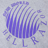 COIN EMBOSS FULL ZIP HOODIE - HEATHER GREY