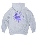 COIN EMBOSS FULL ZIP HOODIE - HEATHER GREY