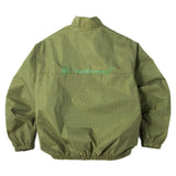 GRID NYLON TRUCK JACKET - OLIVE