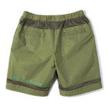 GRID AIR NYLON SHORTS - OLIVE