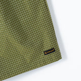 GRID AIR NYLON SHORTS - OLIVE