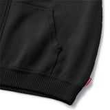 ROPE ZIP SWEATER - BLACK