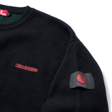 ALL TO MY PEOPLE CREW KNIT - BLACK