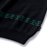 ALL TO MY PEOPLE CREW KNIT - BLACK