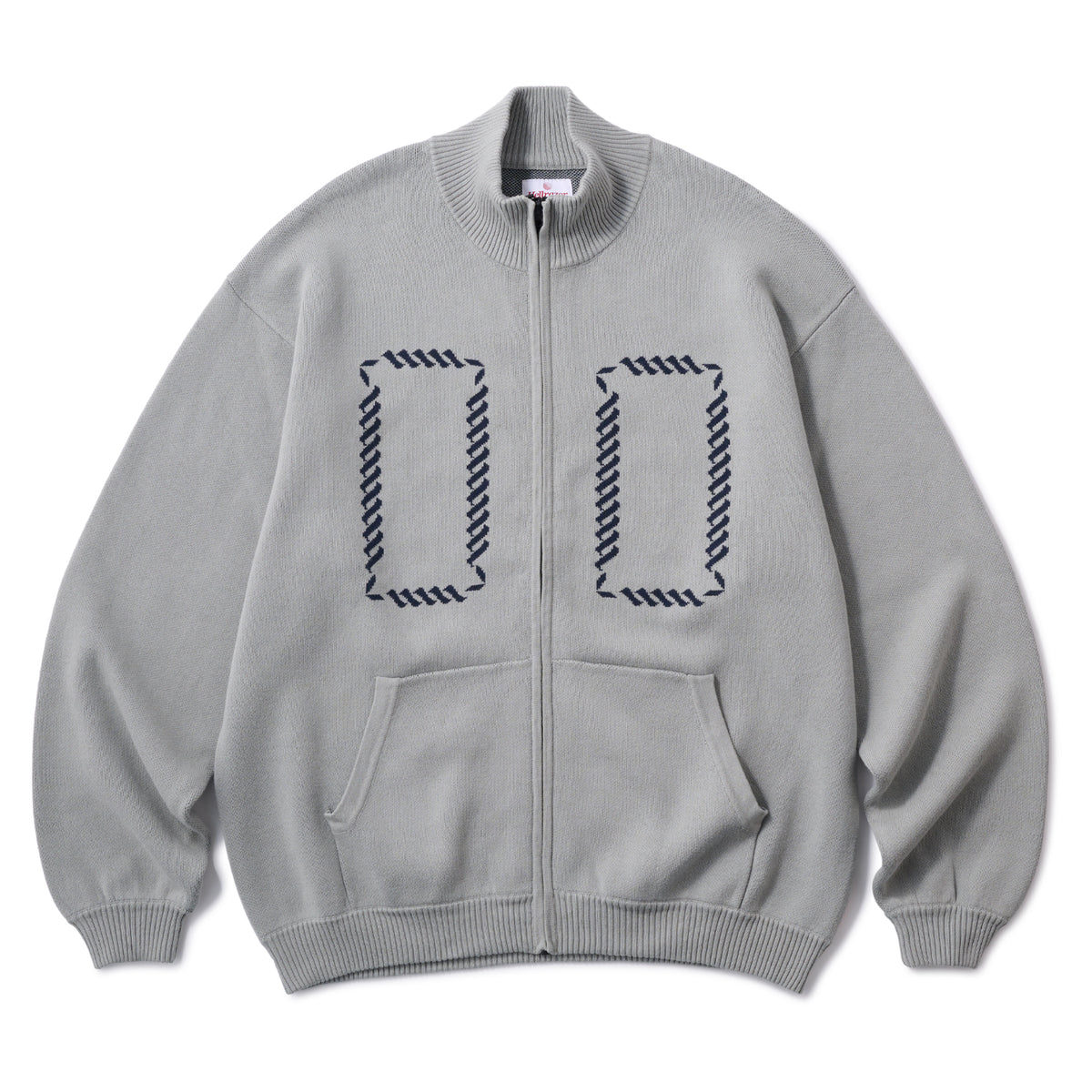 ROPE ZIP SWEATER - GREY – Hellrazor Online