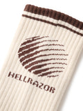 LOGO SOX 26AW	IVORY/BROWN