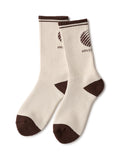 LOGO SOX 26AW	IVORY/BROWN
