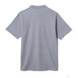 SCRIPT LOGO WAFFLE POLO SHIRT - GREY