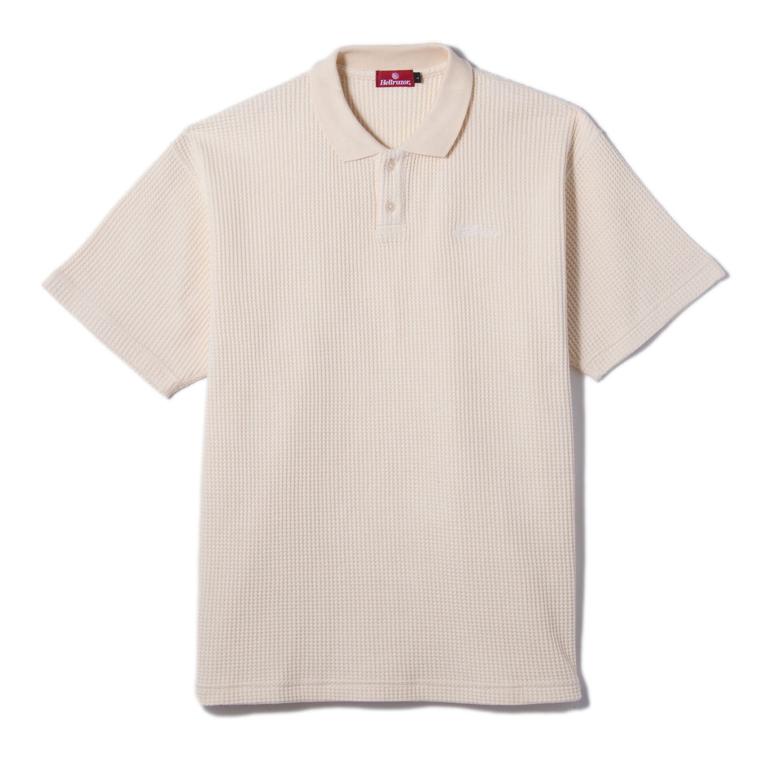 DAYDREAM ScriptLogoOpenCollarShirts Mサイズ SCRIPT LOGO WAFFLE POLO SHIRT - NATURAL – Hellrazor Online