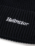 SMALL TM LOGO COTTON BEANIE - BLACK