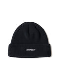 SMALL TM LOGO COTTON BEANIE - BLACK