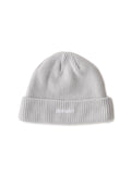 SMALL TM LOGO COTTON BEANIE - BLUE GREY
