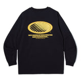 TAKE CARE LAYERED LS SHIRT - BLACK