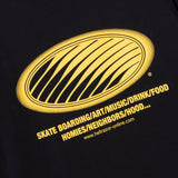 TAKE CARE LAYERED LS SHIRT - BLACK