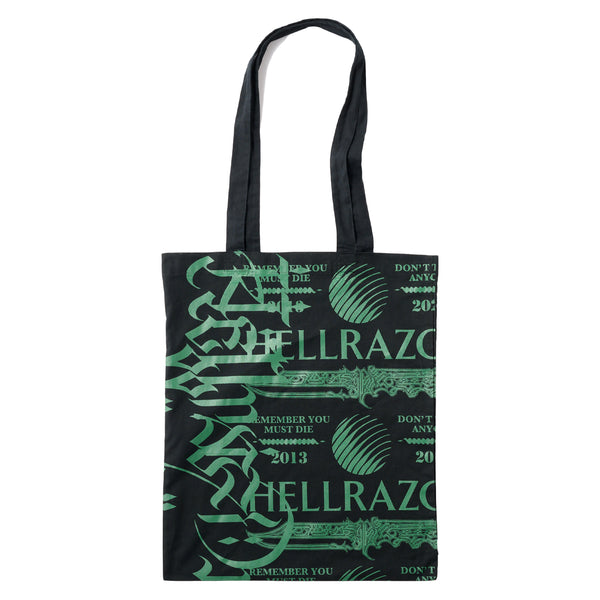 LETTER TOTO BAG  - BLACK