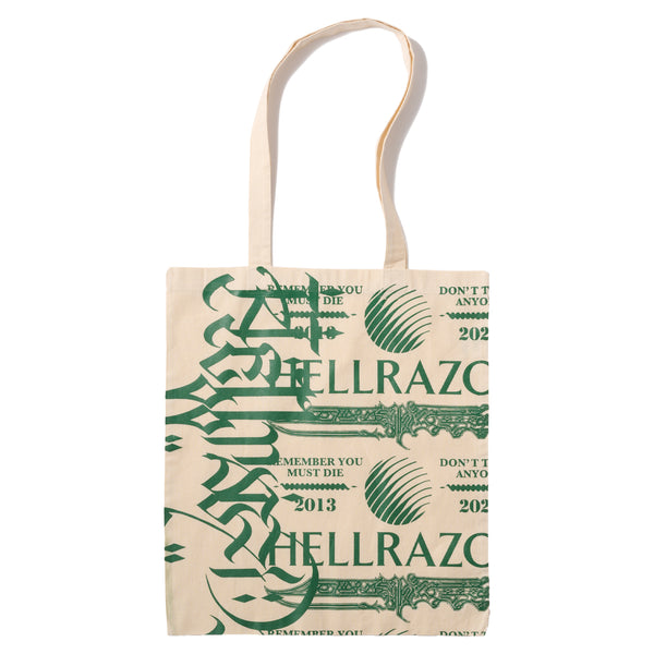 LETTER TOTO BAG  - NATURAL