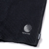 WAFFLE L/S SHIRT - BLACK