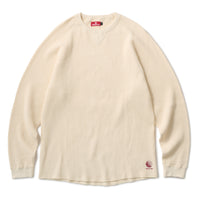 WAFFLE L/S SHIRT - NATURAL