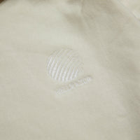EMB PULLOVER HOODIE - NATURAL
