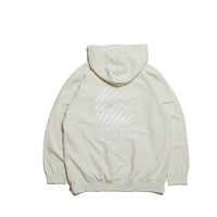 EMB PULLOVER HOODIE - NATURAL