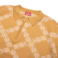HR CORPS KNITTED POLO SHIRT - KHAKI