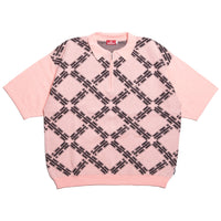 HR CORPS KNITTED POLO SHIRT - PINK