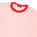 HEATHER RINGER SHIRT - RED