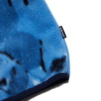 INAPOT FLOWER FLEECE JACKET - FLOWER BLUE