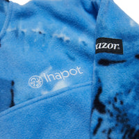 INAPOT FLOWER FLEECE JACKET - FLOWER BLUE