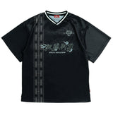 JIGOKUKAMISORI FOOTBALL JERSEY - BLACK