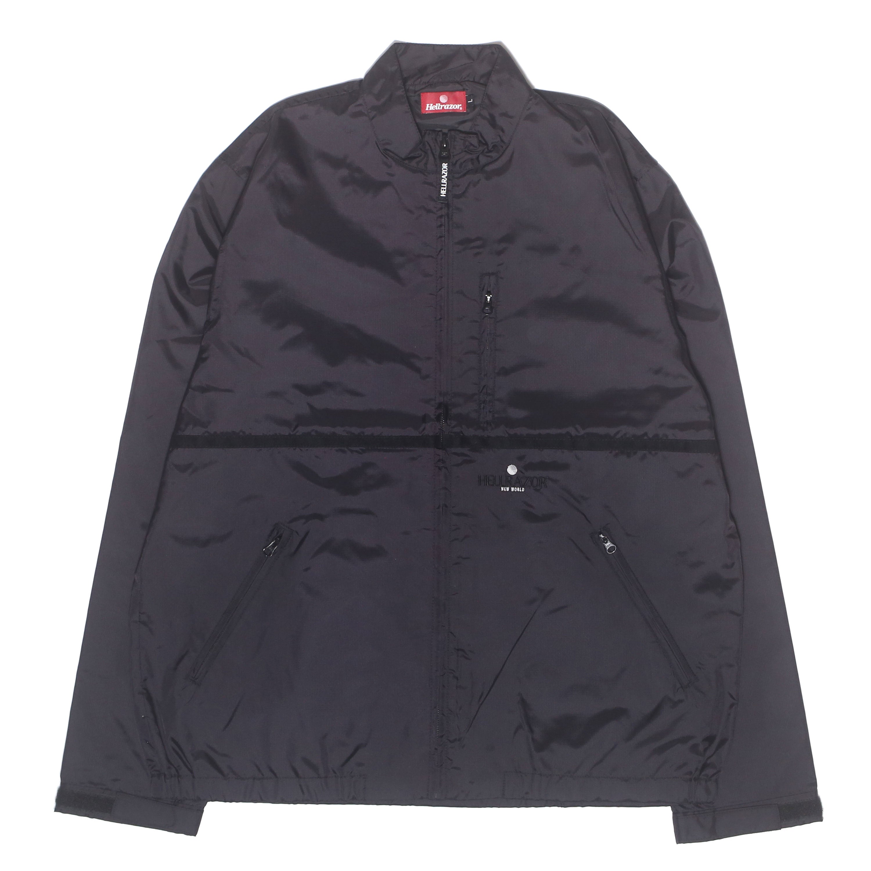 ジャケット・アウター Hellrazor Pull Over Nylon Jacket - Black Jackets – Hellrazor Online
