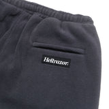 LOGO POLARTEC FLEECE NYLON PANTS - CHARCOAL