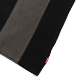 STRIPED POLO SHIRT - BLACK