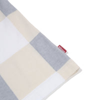 BLOCK CHECK SHIRT - IVORY