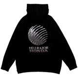 HELLRAZOR x HONDA CHAINS LOGO HOODIE - BLACK