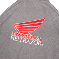 HELLRAZOR x HONDA HELLWING LOGO HOODIE - GREY