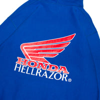 HELLRAZOR x HONDA HELLWING LOGO HOODIE - BLUE