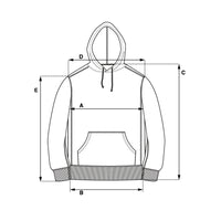 HELLRAZOR x HONDA CIRCLE CORE LOGO HOODIE - BLACK/RED STITCH