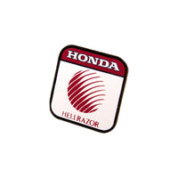 HELLRAZOR x HONDA ENGINEER PIN - GOLD BACK GROUND