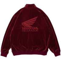HELLRAZOR x HONDA VELOUR JACKET - CARDINAL